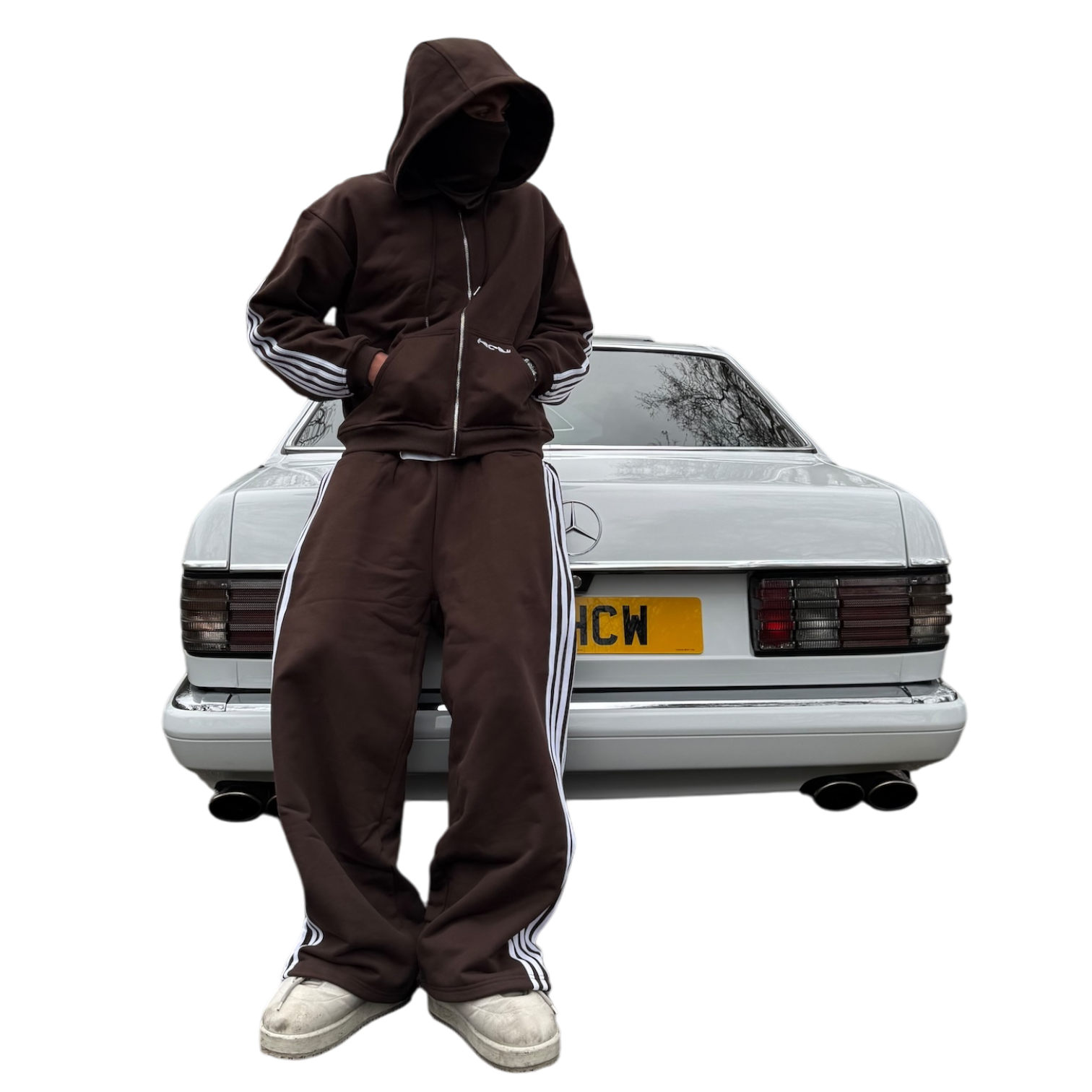 SPIKE HOODIE (BROWN)