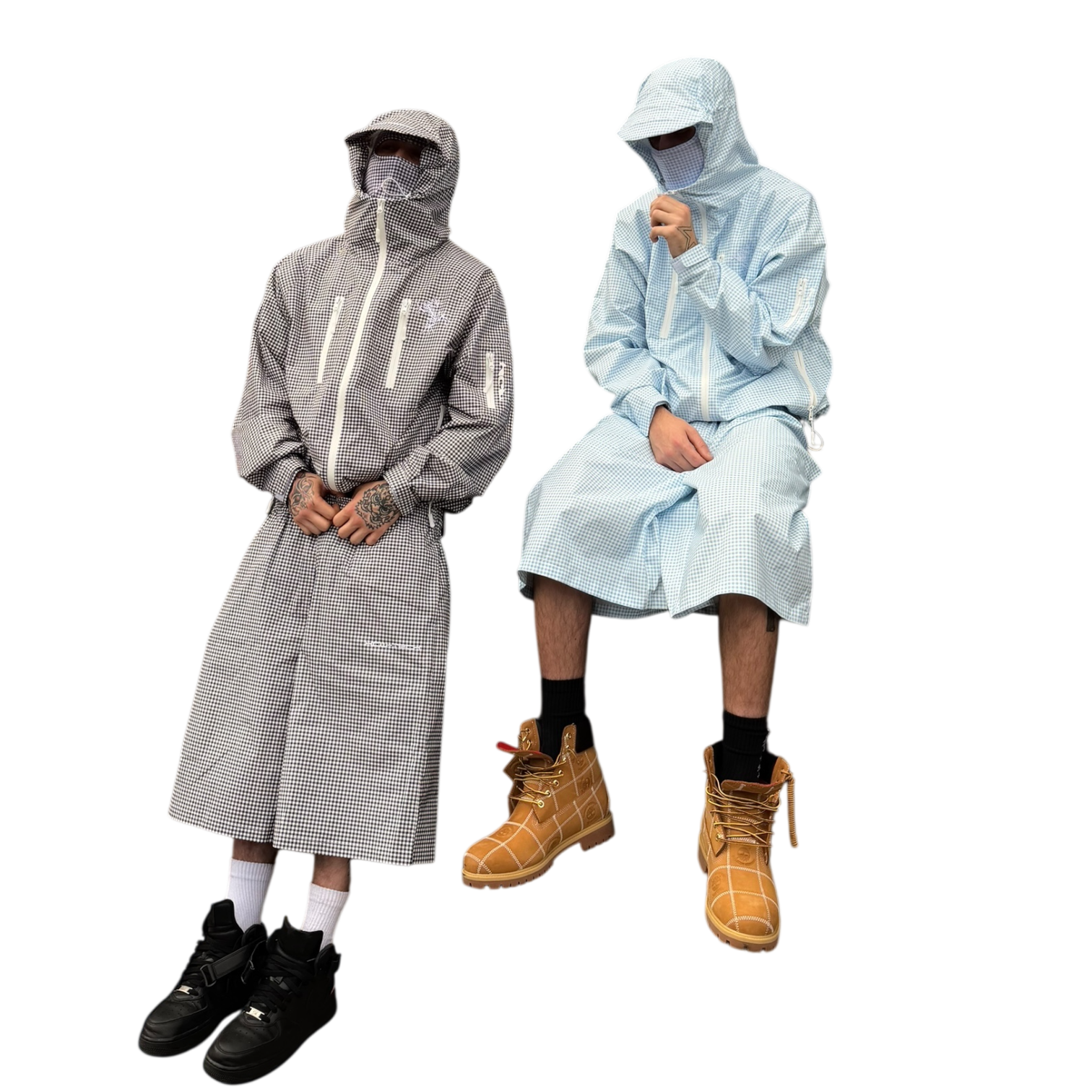 TECH JACKET (BLUE PLAID)