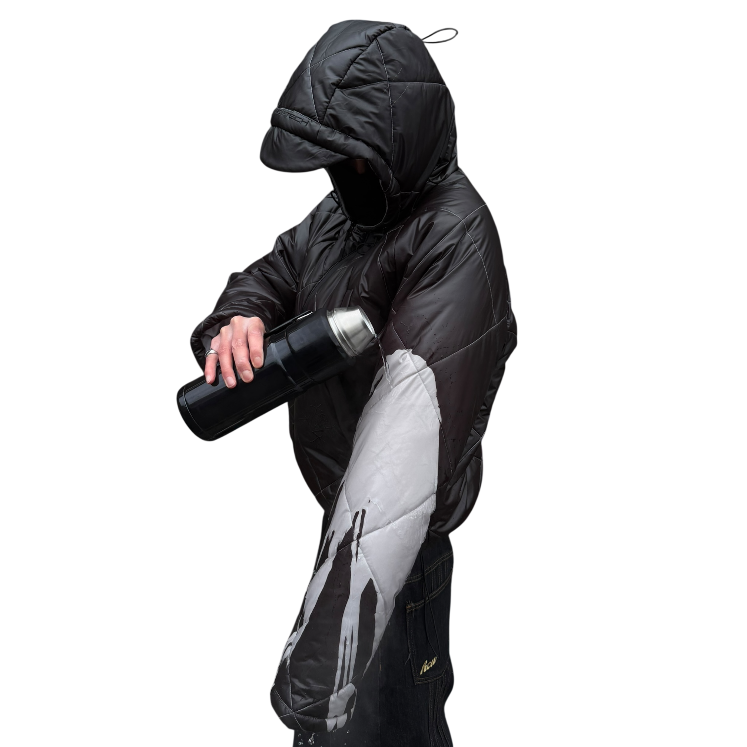 TECH PUFFA (BLACK/WHITE)