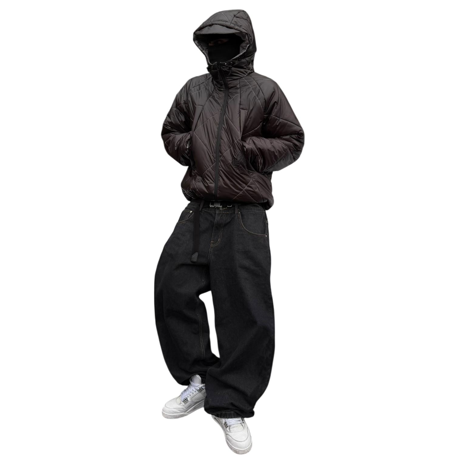 TECH PUFFA (BLACK/WHITE)