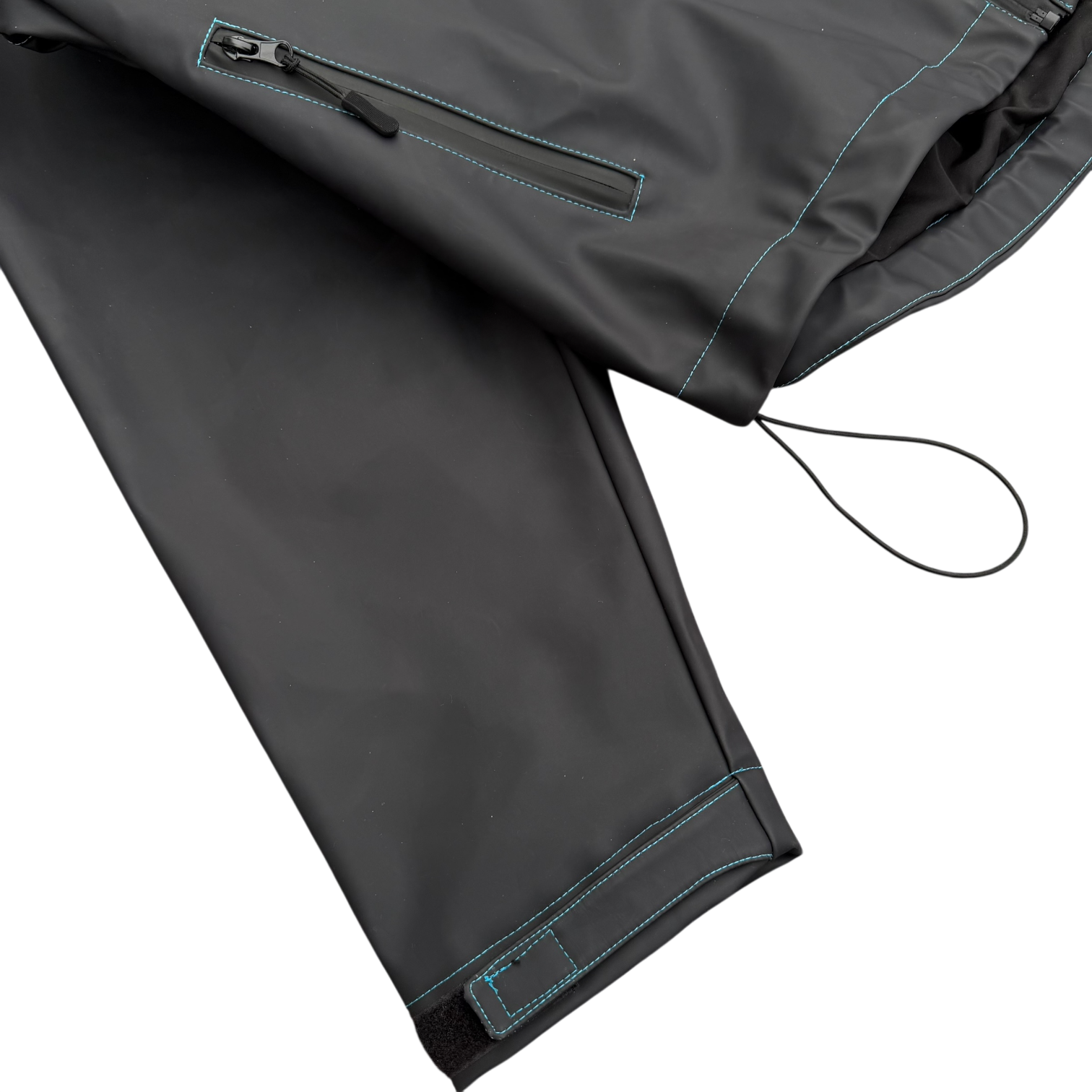 HEAT REACTIVE SKI JACKET (BLACK/BLUE)