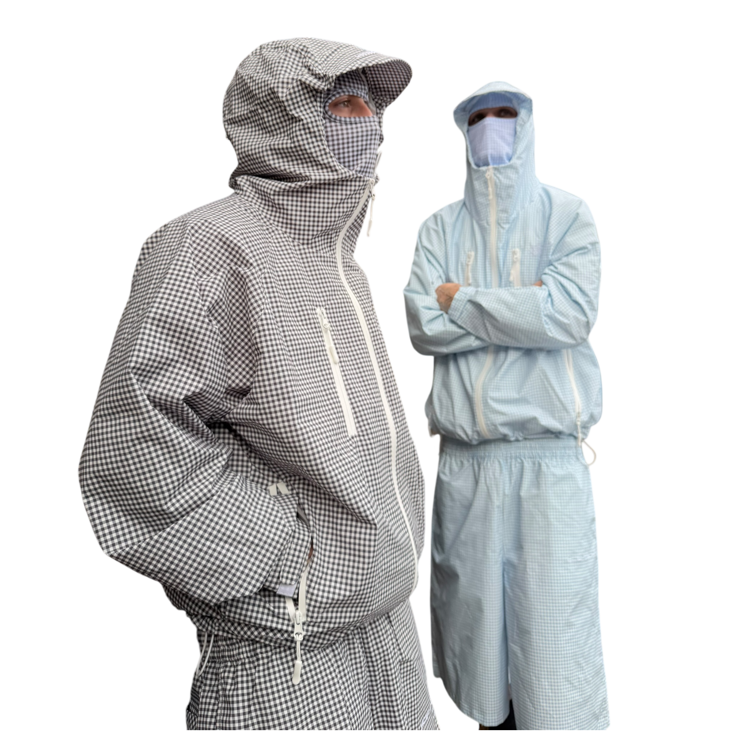 TECH JACKET (BLUE PLAID)