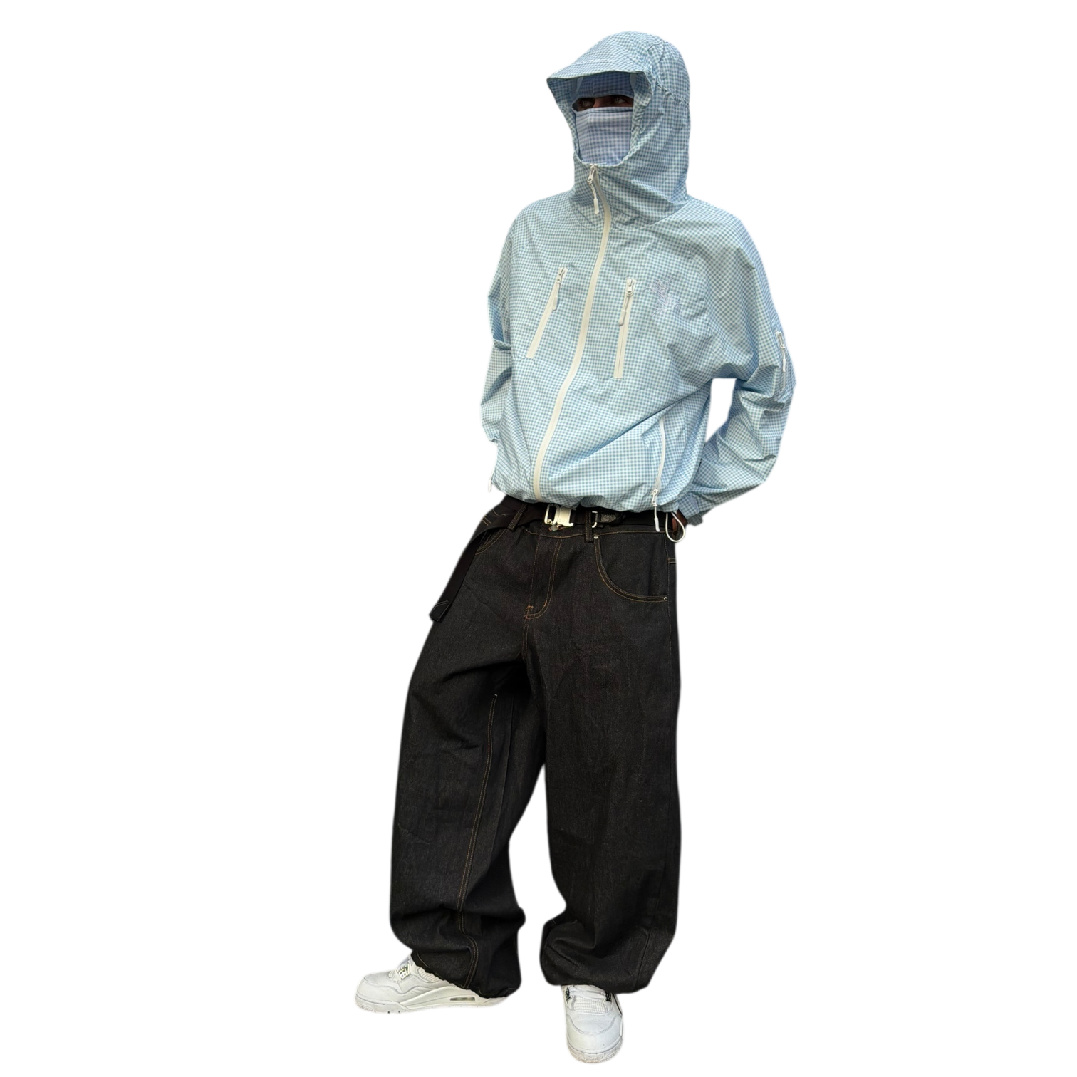 TECH JACKET (BLUE PLAID)