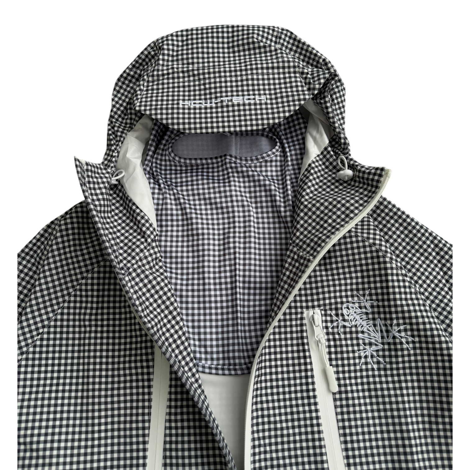 TECH JACKET (BLACK PLAID)