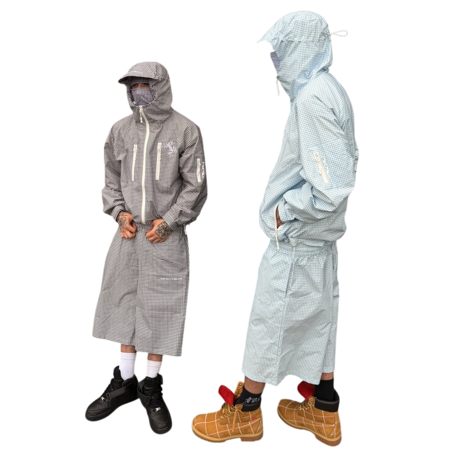 TECH JACKET (BLUE PLAID)