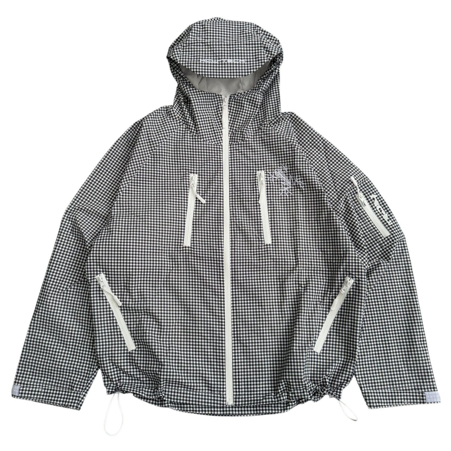 TECH JACKET (BLACK PLAID)