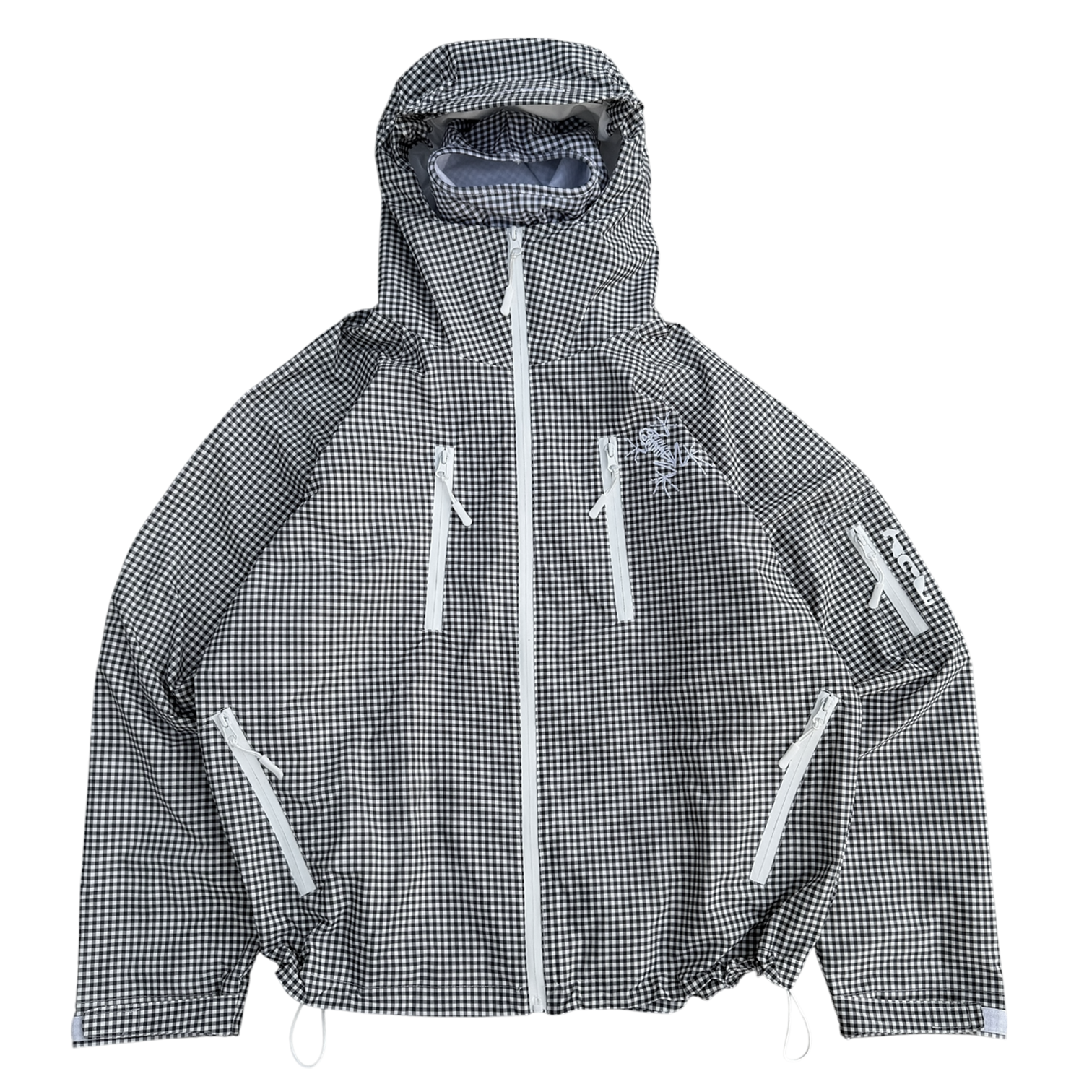 TECH JACKET (BLACK PLAID)